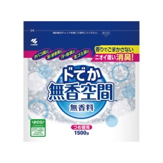 【4-1688-11】つめ替用1500g ドでか無香空間