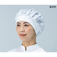 【4-2328-03】01白L ゴム跡が残らないヘアーネット