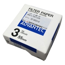 【4-897-07】定量濾紙 No.3 55mm 100枚