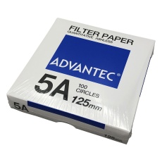 【4-898-12】定量濾紙 No.5A 125mm 百枚