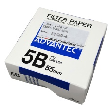 【4-899-07】定量濾紙 No.5B 55mm 100枚