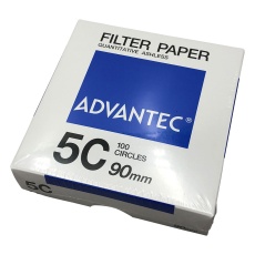 【4-900-10】定量濾紙 No.5C 90mm 100枚