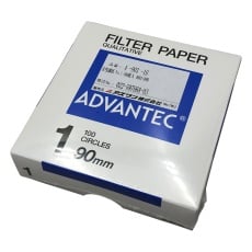 【4-903-10】定性濾紙 No.1 90mm 100枚
