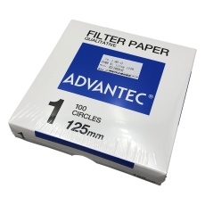 【4-903-13】定性濾紙 No.1 125mm 100枚