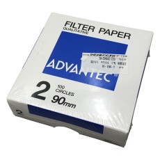 【4-904-10】定性濾紙 No.2 90mm 100枚