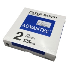 【4-904-13】定性濾紙 No.2 125mm 100枚