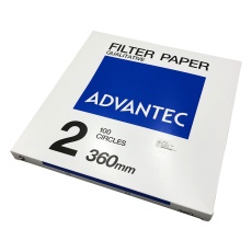 【4-904-23】定性濾紙 No.2 360mm 100枚