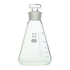 【6-016-17】共栓三角フラスコ 300mL