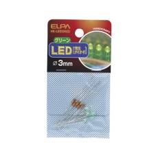 【62-8566-34】HK-LED3H(G) LED 3MM緑