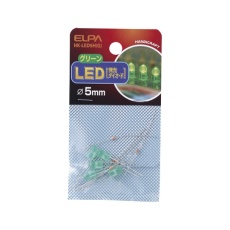 【62-8566-39】HK-LED5H(G)LED 5MM緑