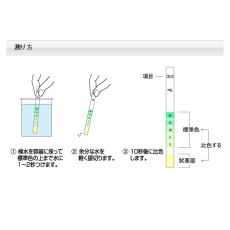 【6-8680-22】次亜塩素酸試験紙 低濃度用 50枚