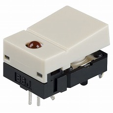 【B3J-2000】ヒンジ形タクタイルスイッチLED1灯形