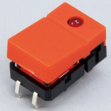 【B3J-2200】ヒンジ形タクタイルスイッチLED1灯形
