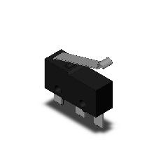 【D2S-01L13】[受注生産品]シール形極超小形基本スイッチ