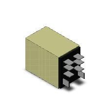 【LY1N-DC12】バイパワーリレー LY SPDT DC12V プラグイン端子
