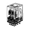 【MY4N-D2-DC6】ミニパワーリレー MY 4PDT DC6V プラグイン端子