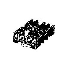 【P2CF-08W】丸形ソケット