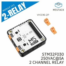 【M5STACK-M124】M5Stack用2チャンネルACリレー13.2モジュール