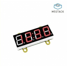 【M5STACK-U146】M5Stack用赤色7セグメント4桁デジタルクロックユニット