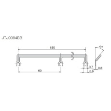 【JTJ0384BB】リレーソケット・コントロールユニット用ショートバー