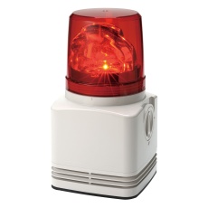 【RFT-100A-R】電子音内蔵LED回転灯 赤