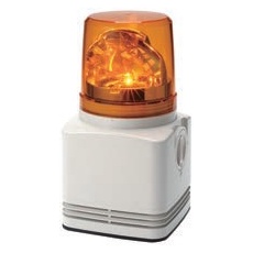 【RFT-100A-Y】電子音内蔵LED回転灯 黄