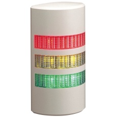 【WEP-302-RYG】壁面型積層信号灯 赤黄緑