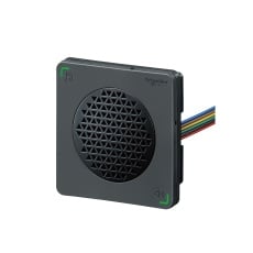 【XVSA7BBN】コーンスピーカー型電子音警報器(DIN72、ダークグレイ)