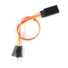 【ROB-19224】Servo to Pigtail Cable - Shrouded