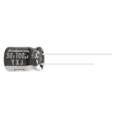 【10YXJ470M6.3X11】リード線形アルミニウム電解コンデンサ(470μF/10V)