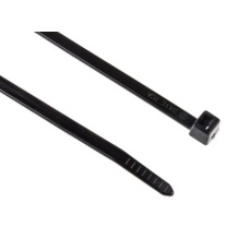 【111-05000-T50R-PA66-BK】結束バンド 200mm x 4.6 mm 黒 ナイロン 66 111-05000 T50R-PA66-BK