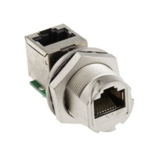 【111-6745】RS PRO RJ45 モジュラーコネクタ、メス、RJ45コネクタ、パネルマウント