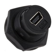 【111-6757】RS PRO USBコネクタ Mini B タイプ、オス パネルマウント