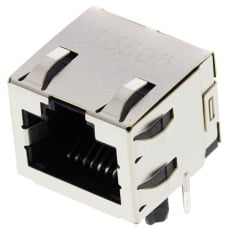 【1-406541-1】RJ45ソケット、メス、RJ45コネクタ、スルーホール、Cat5、1-406541-1