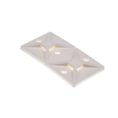 【151-28469-MB4A-PA66-WH】結束バンドベース MB 長さ 28mm 幅 28 mm ナイロン 66 ナチュラル