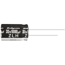 【16ZLH2200MEFC12.5X20】リード線形アルミニウム電解コンデンサ(2200μF/16V)
