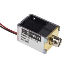 【177-0139】RS PRO、リニアソレノイド、12 V