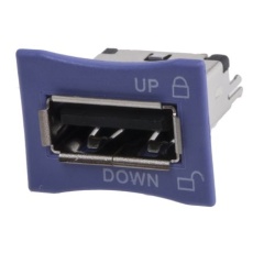 【1775690-2】USBコネクタ A タイプ、メス スルーホール 1775690-2