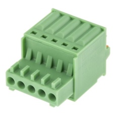 【1881354】クランプ金具 FK-MC 0.5/ 5-ST-2.5シリーズ 2.5mmピッチ 1列 5極 緑