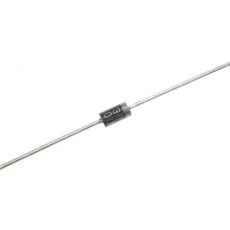 【1N4001-T】スイッチングダイオード スルーホール 1A 50V シングル エレメント数 1 DO-41 2-Pin 1V