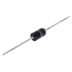 【1N5821-E3/54】整流ダイオード 3A 30V スルーホール 2-Pin DO-201AD ショットキー 500mV