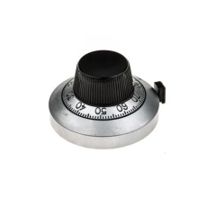 【21A11B10】ノブ 6.35mm 直径：46mm 丸型