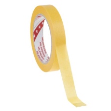 【244】マスキングテープ 3M 紙、幅:18mm、長さ:50m ゴールド
