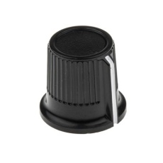 【259-6913】ノブ 6mm 直径：16.2mm 丸型