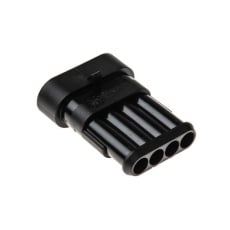 【282106-1】コネクタハウジング メス 4極 1列 6mm AMP Superseal 1.5シリーズ
