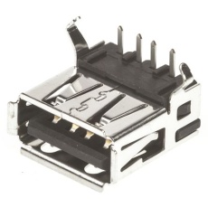 【292303-1】USBコネクタ A タイプ メス スルーホール 292303-1