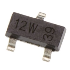 【2N7002.215】Nexperia Nチャンネル MOSFET60 V 300 mA 表面実装 パッケージSOT-23 (TO-236AB) 3 ピン