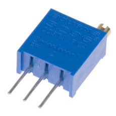【3296W-1-253LF】半固定抵抗器(トリマポテンショメータ)25kΩ スルーホール 25回転型