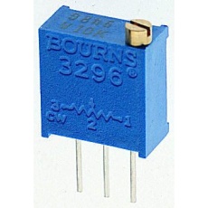 【3296W-1-303LF】Bourns 半固定抵抗器(トリマポテンショメータ) 30kΩ スルーホール 25回転型 3296W-1-303LF