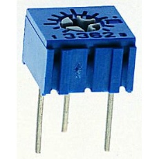 【3362P-1-301LF】半固定抵抗器(トリマポテンショメータ)300Ω スルーホール 1回転型